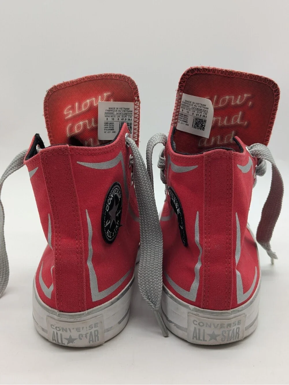 Converse Ho City High Red All Star Mens Size 8 / Women's 10 Sneakers A06006C